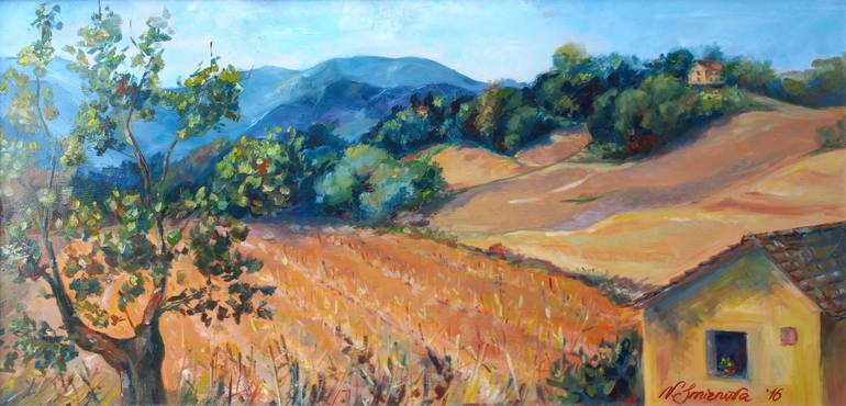Print of Impressionism Landscape Paintings by Natalya Smirnova