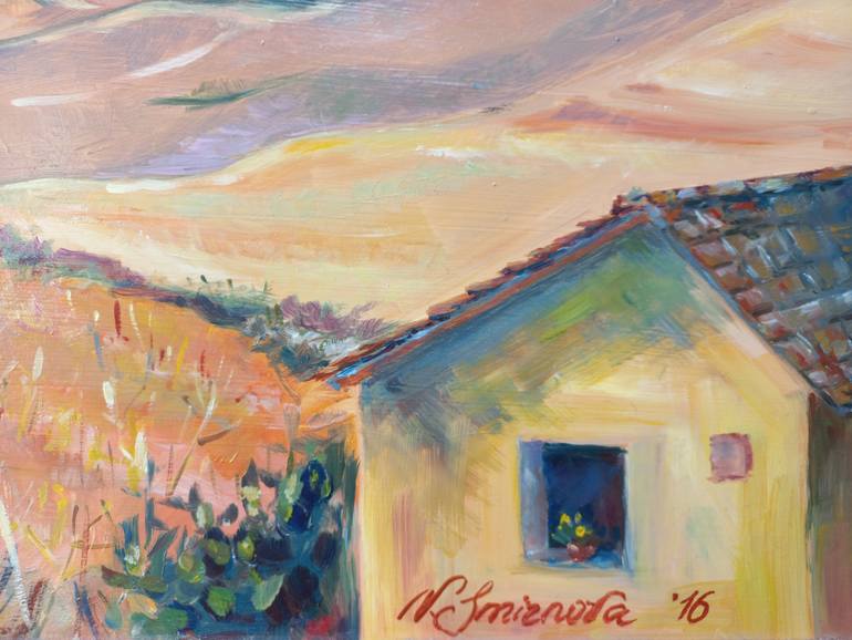 Original Figurative Landscape Painting by Natalya Smirnova