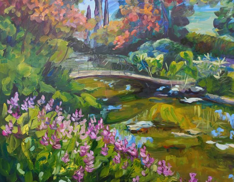 Original Impressionism Landscape Painting by Natalya Smirnova