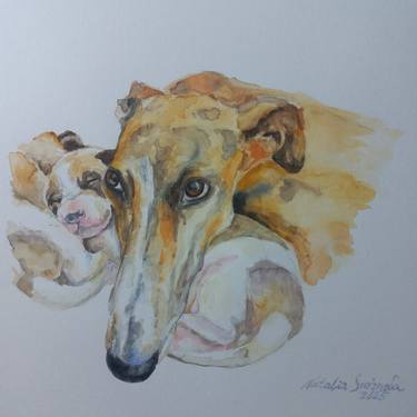 Original Fine Art Animal Painting by Natalya Smirnova