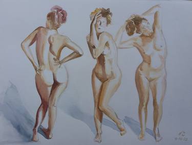 Print of Nude Paintings by Natalya Smirnova