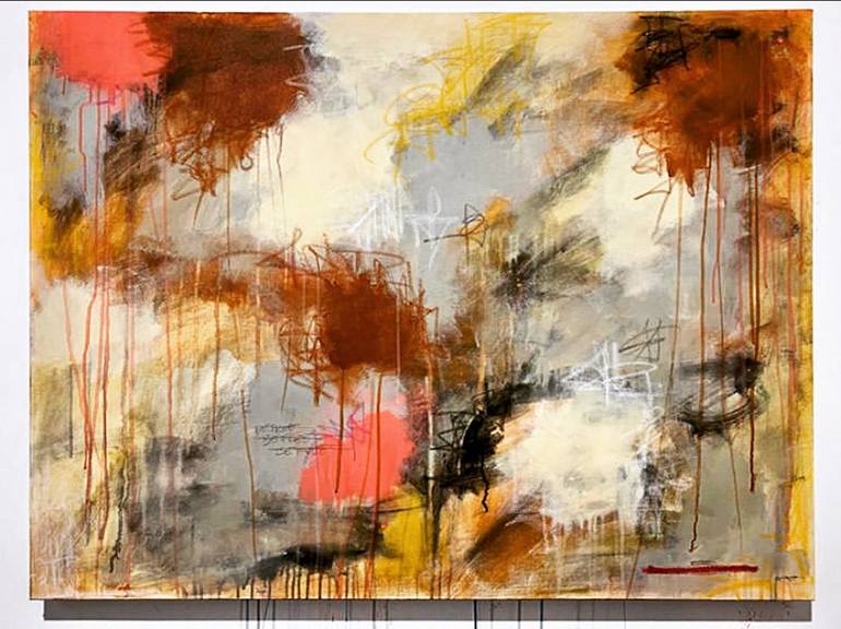 Original Abstract Expressionism Abstract Paintings by Ashley Cole