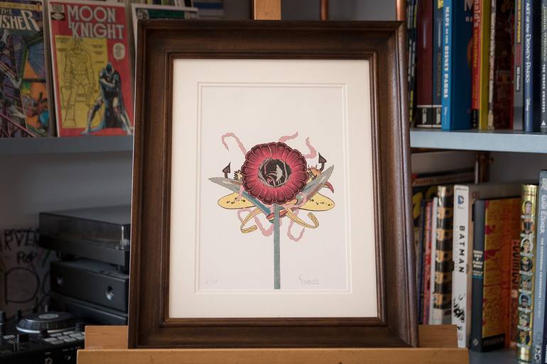 Original Conceptual Fantasy Printmaking by Gleyeson Gleyeson