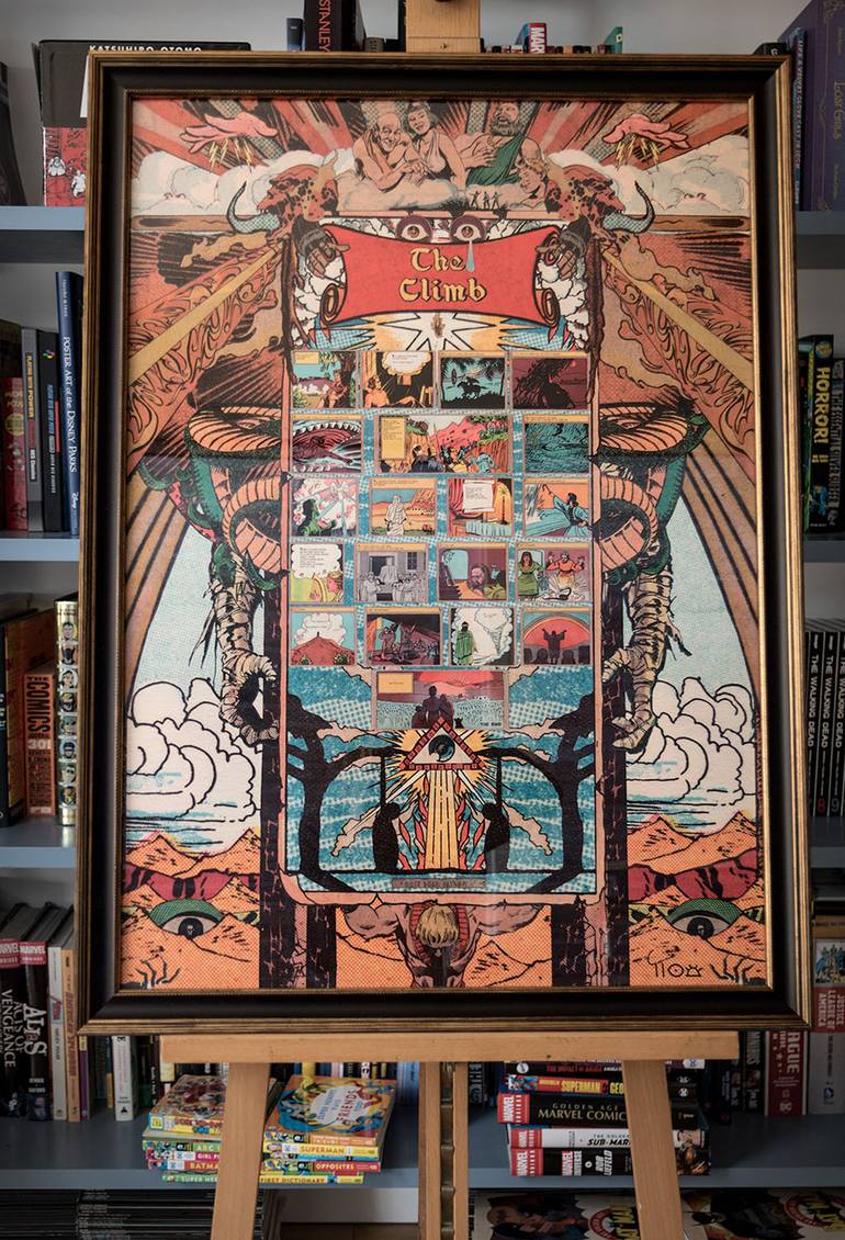 Original Conceptual Fantasy Printmaking by Gleyeson Gleyeson