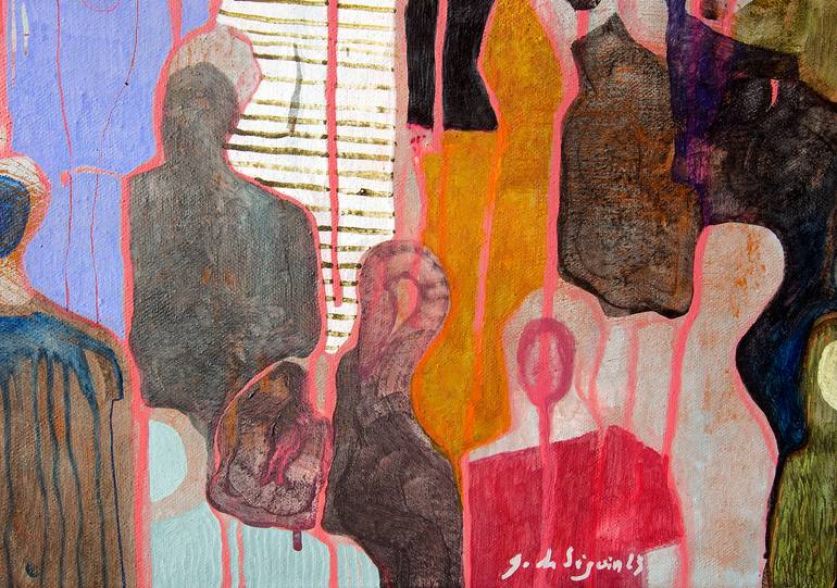 Original Contemporary People Painting by Gaëtan De Séguin