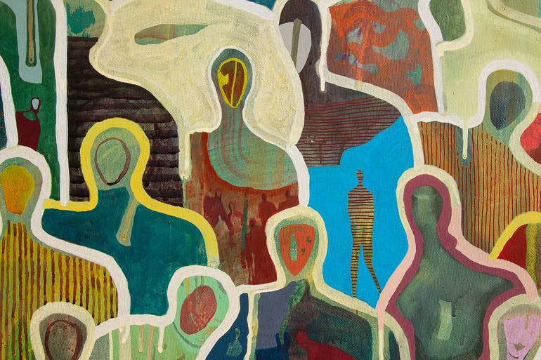 Original Contemporary People Painting by Gaëtan De Séguin