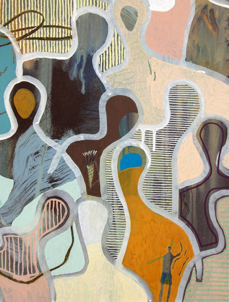 Original Figurative People Painting by Gaëtan De Séguin