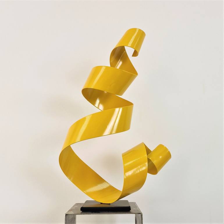 Original Minimalism Abstract Sculpture by Jose Soler Art