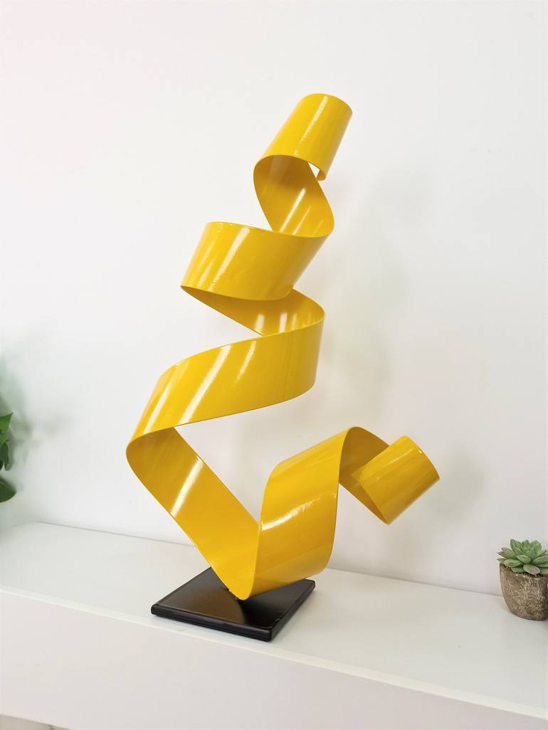 Original Minimalism Abstract Sculpture by Jose Soler Art