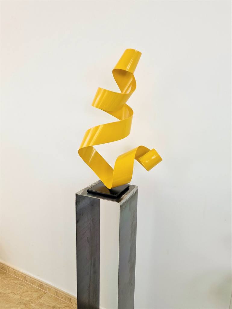 Original Minimalism Abstract Sculpture by Jose Soler Art