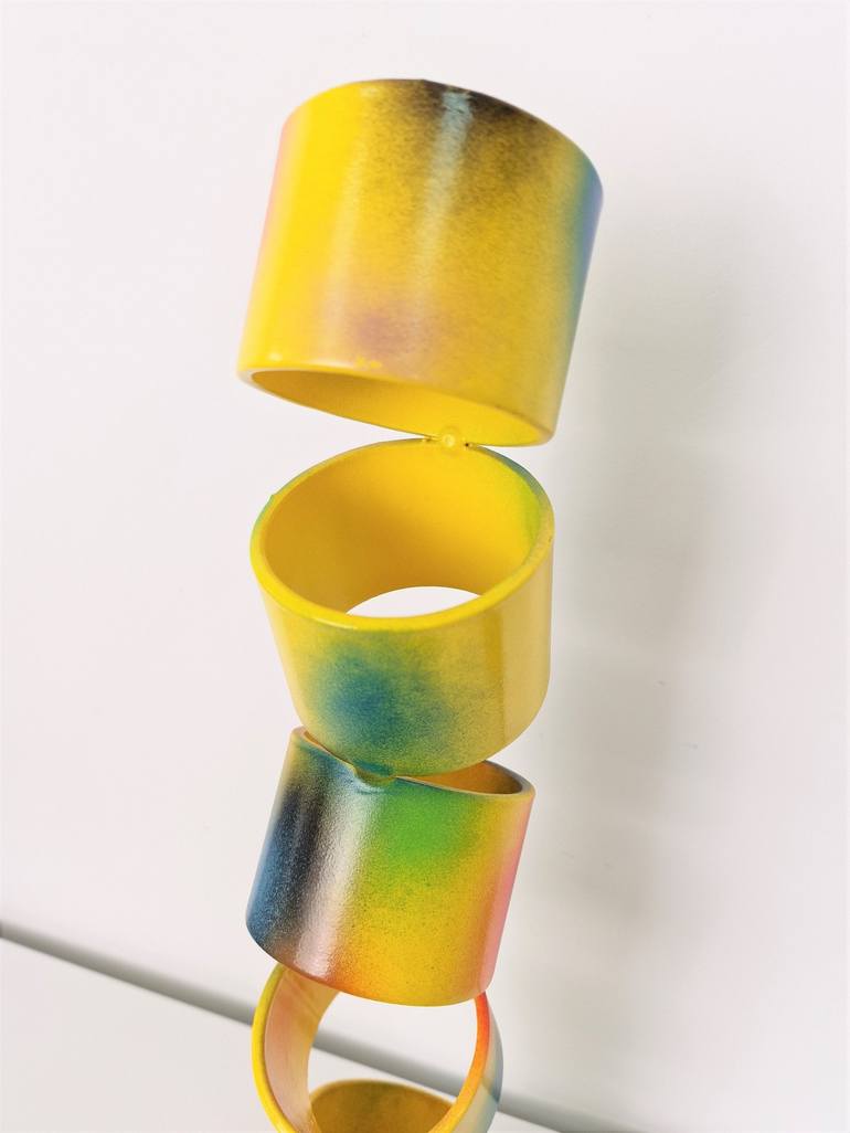 Original Art Deco Abstract Sculpture by Jose Soler Art