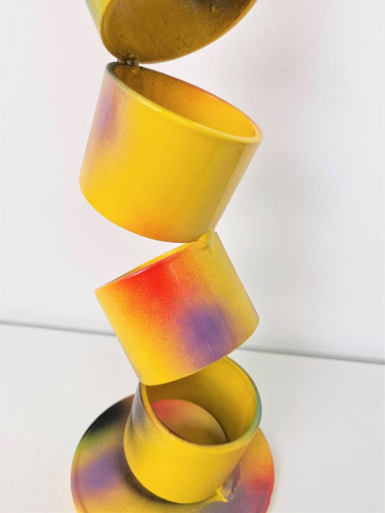 Original Art Deco Abstract Sculpture by Jose Soler Art