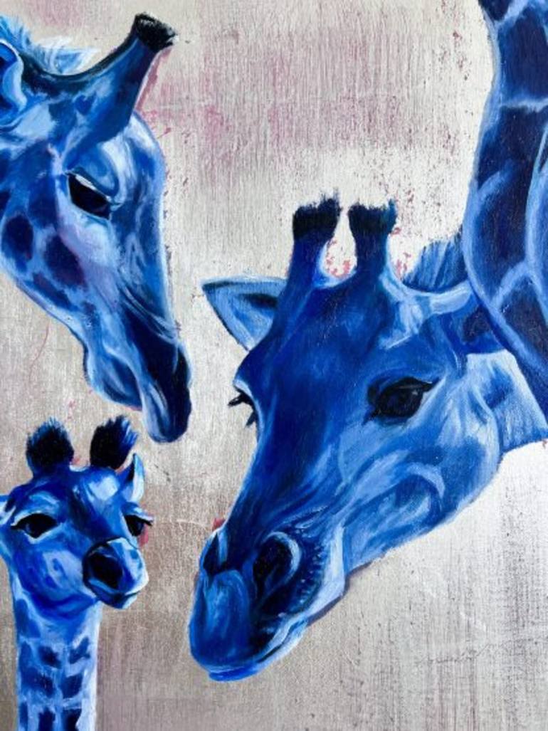 Original Minimalism Animal Painting by Alina Shimova