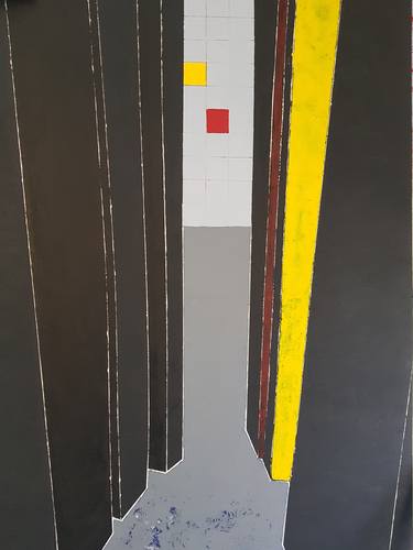 Original Minimalism Abstract Paintings by Machiel Roest