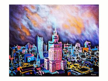 Print of Abstract Expressionism Cities Paintings by David Razma