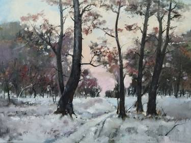 Original Contemporary Landscape Painting by Andrei Adobritei