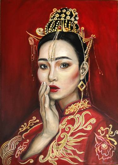 PORTRAIT OF A GIRL. CHINA. thumb
