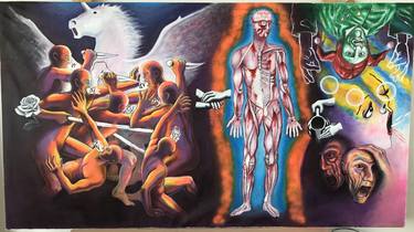 Original Mortality Painting by Nino Westerman