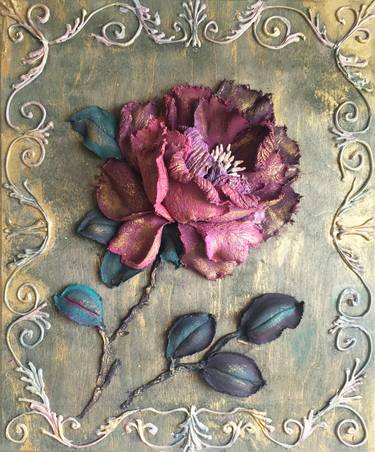 Original Floral Paintings by Violetta Golden
