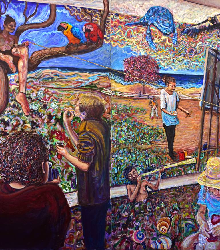 Original Figurative Fantasy Painting by Artur Schenatto