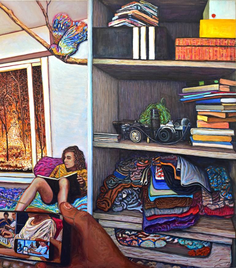 Original Figurative Fantasy Painting by Artur Schenatto