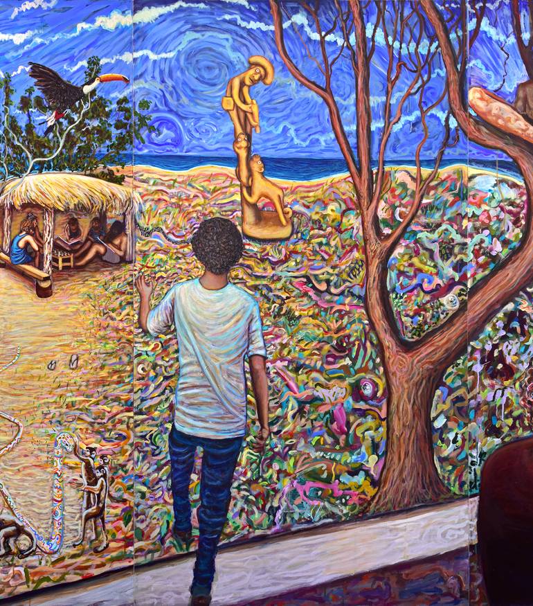 Original Figurative Fantasy Painting by Artur Schenatto