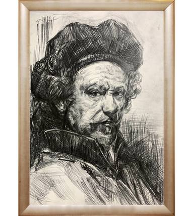 Print of Portrait Drawings by Yelena Zhmuryk