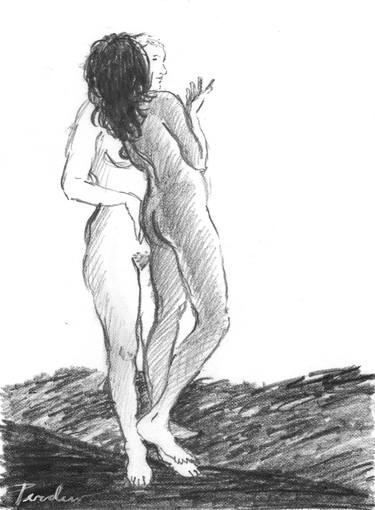 Original Nude Drawings by Randy Perdew