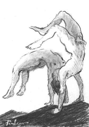 Print of Nude Drawings by Randy Perdew