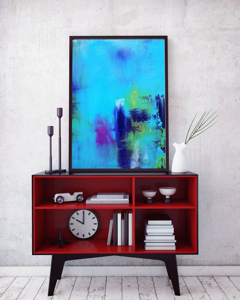 Original Abstract Expressionism Abstract Painting by Aidan Hicks