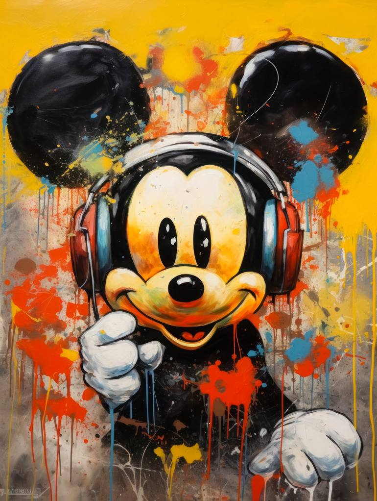 mickey mouse graffiti drawings