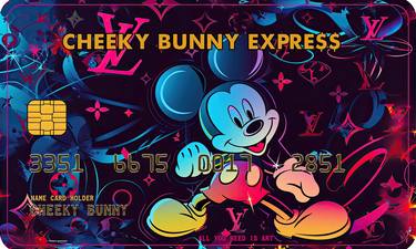 Credit Card Mickey Mouse LV edition neon thumb