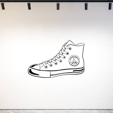 sneakers/ hippies /wall art sculpture thumb