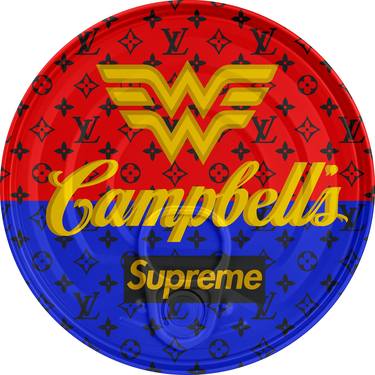 Wonder Woman Campbells / wall art circle thumb
