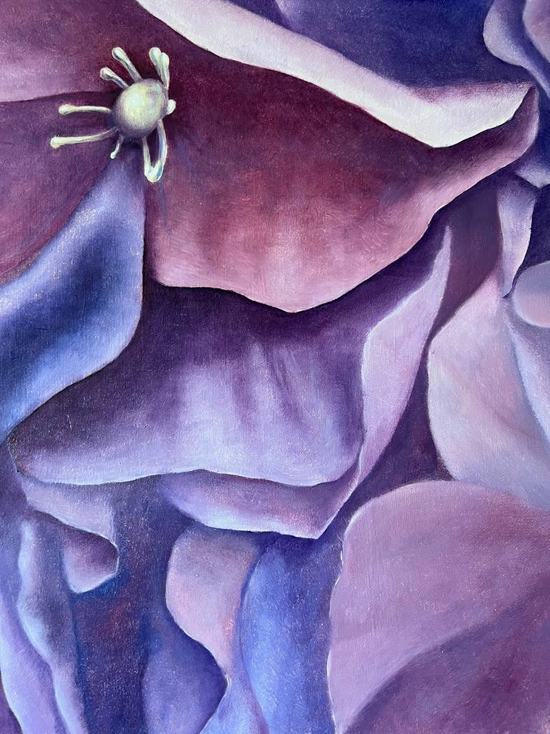 Original Color Field Painting Floral Painting by Juanmanuel Alvarez-Ossa