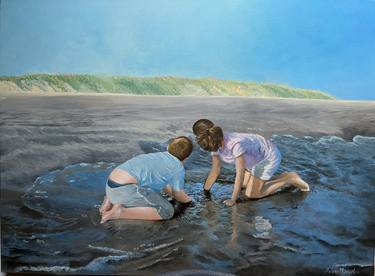 Print of Beach Paintings by JuanManuel Alvarez-Ossa
