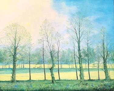 Original Landscape Paintings by Alan Stuttle NDD RCA