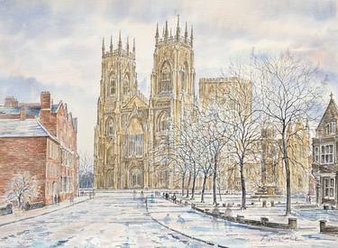 York Minster in the Snow thumb