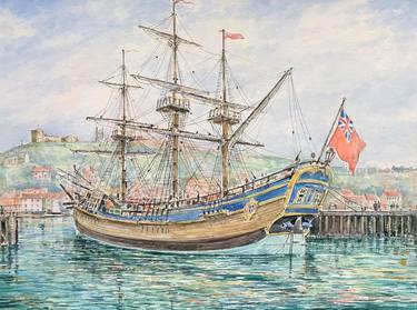 Original Fine Art Sailboat Paintings by Alan Stuttle NDD RCA
