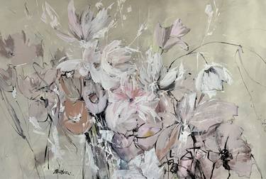 Original Abstract Floral Paintings by Tatiana Ermolchik