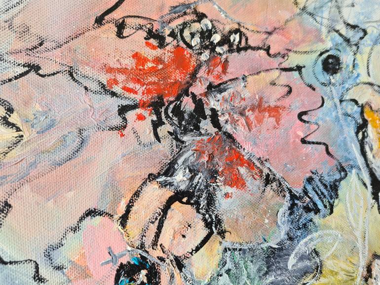 Original Contemporary Floral Painting by Tatiana Ermolchik