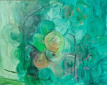 Original Abstract Expressionism Abstract Paintings by Tatiana Ermolchik