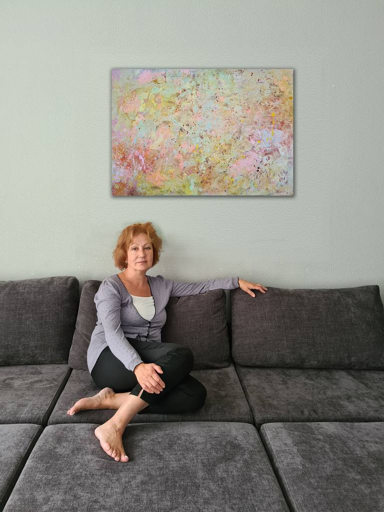 Original Abstract Expressionism Abstract Painting by Tatiana Ermolchik