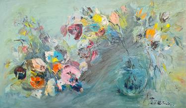 Print of Expressionism Floral Paintings by Tatiana Ermolchik