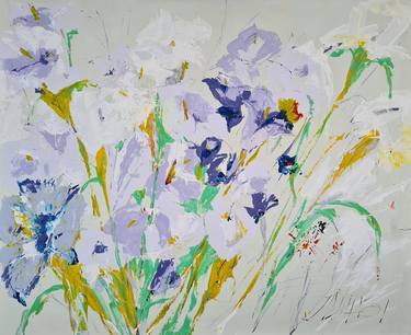 Print of Abstract Expressionism Floral Paintings by Tatiana Ermolchik