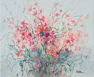 Original Floral Paintings by Tatiana Ermolchik