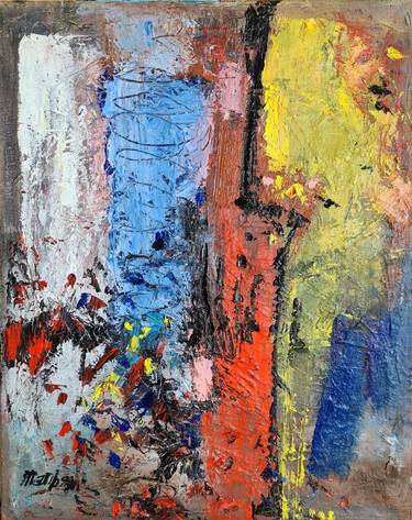 Original Abstract Expressionism Abstract Paintings by Tatiana Ermolchik