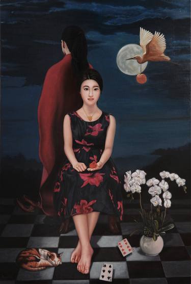 Print of Realism Women Paintings by NguyenDinh DuyQuyen