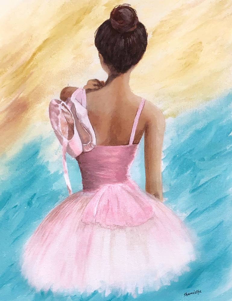 Original Figurative Performing Arts Painting by Brushnpaint Stories