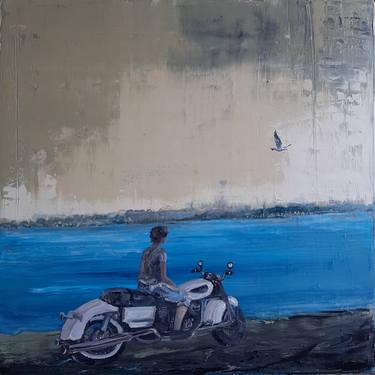 Print of Motorbike Paintings by Ilhan Aydan